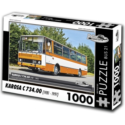 RETRO-AUTA BUS č.21 KAROSA C 734.00 1981 1997 1000 dielov