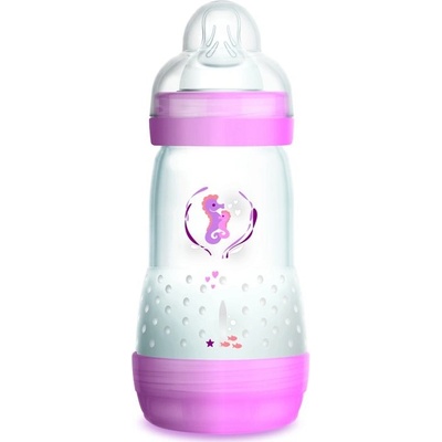 MAM Fľaša Anti Colic + cumlík veľ.1 260ml ružová