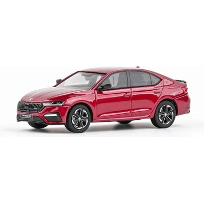 Abrex Škoda Octavia IV RS 2020 Červená Volcano Metalíza 1:43