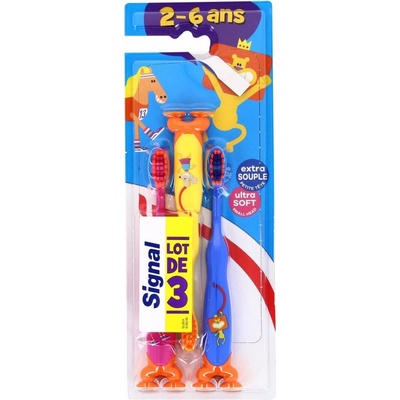 Signal Detská zubná kefka Kids Ultra 3 ks Soft