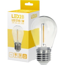 Kobi LED Žiarovka FILAMENT ST45 E27/1W/230V 2700K KB0489