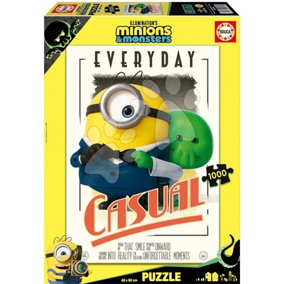 EDUCA Mimoni a monstra 1000 dílků