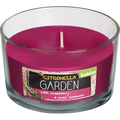 Bolsius Glass citronella rozmarýn 62 x 106 mm