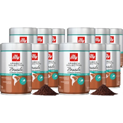 Illy Brasile Cerrado Mineiro mletá 12 x 250 g