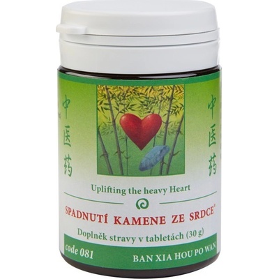 TCM Herbs Spadnutie kameňa zo srdca 100 tabliet