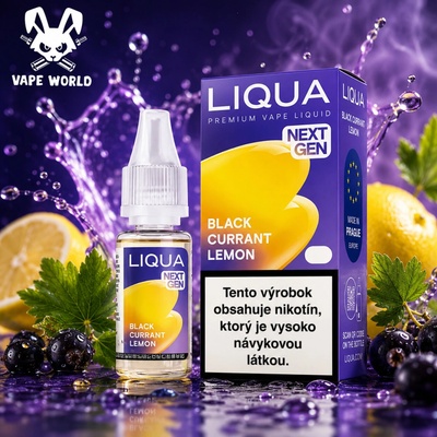 Liqua Blackcurrant Lemon 10 ml 12 mg