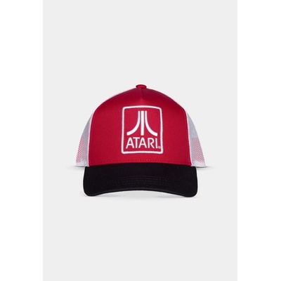 Atari Men's Classic Logo Trucker Cap Red