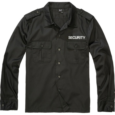 Brandit Německo BRANDIT košile Security US Shirt Long Sleeve čierna