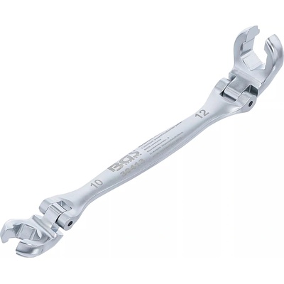 BGS Technic Otvorený obojstranný očkový kľúč pre brzdová vedenia a kĺby 10 x 12 mm BGS 30413