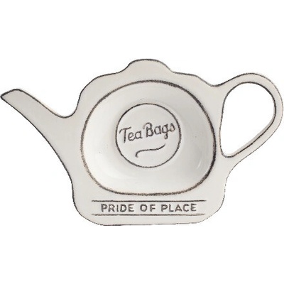 T&G WoodWare Odkladač na čajové vrecko PRIDE OF PLACE, biela|TaG WoodWare