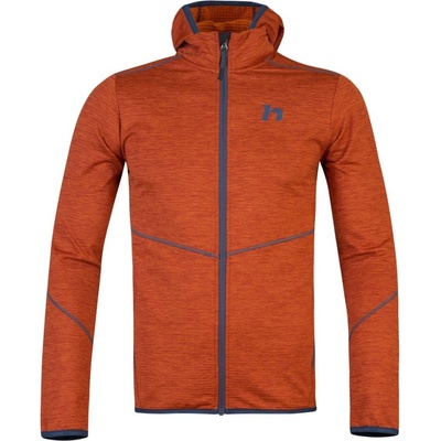 HANNAH DAMAR Hoody Man burnt orange mel