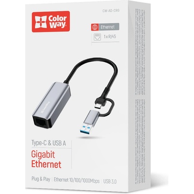 ColorWay USB-A/USB-C 3.0 CW-AD-CRG