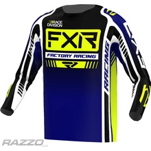 FXR Clutch Pro MX 2023 Midnight HiVis White