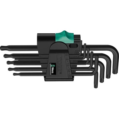 Sada klíčů Torx 967 PKL/9 BlacLaser 9 ks Wera 024242