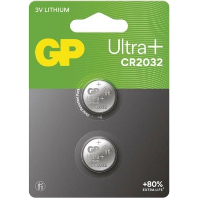 GP Ultra plus CR2032 2 ks B15323UP – Hledejceny.cz