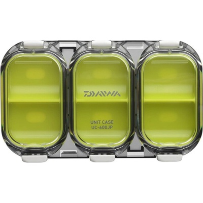 Daiwa Vodotesná Krabička Waterproof Sealed Unit Case 600 Zelená 6 Priehradok