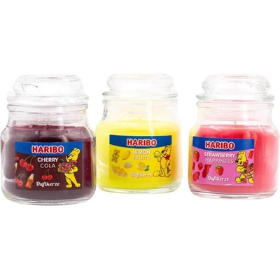 Haribo Lemon Fruits/Cherry Cola/Strawberry Happiness 3 x 85 g