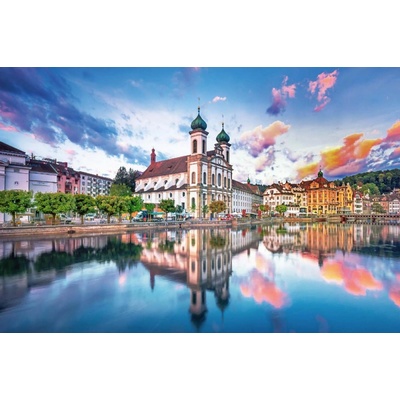 Dimex MS-5-1061 Vliesová fototapeta Centrum města Lucern rozměry 375 x 250 cm