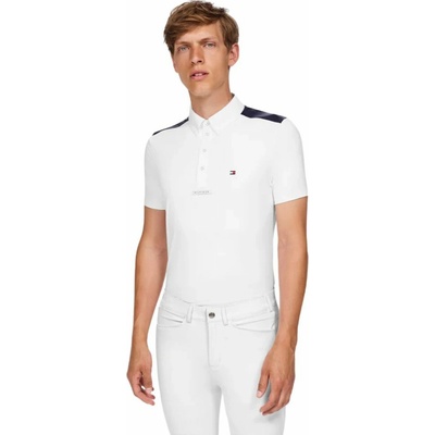 Tommy Hilfiger Equestrian Pánské závodní tričko TH EQUESTRIAN Hamilton white – Hledejceny.cz