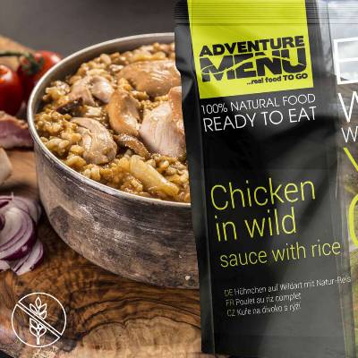 Adventure Menu Kurča na divoko s ryžou 10 x 400 g