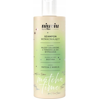 Niuviu Matcha Time posilňujúci šampón na vlasy 300 ml