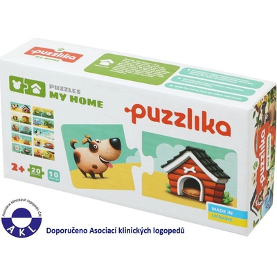 Puzzlika 13074 Můj domov naučné 20 dílků