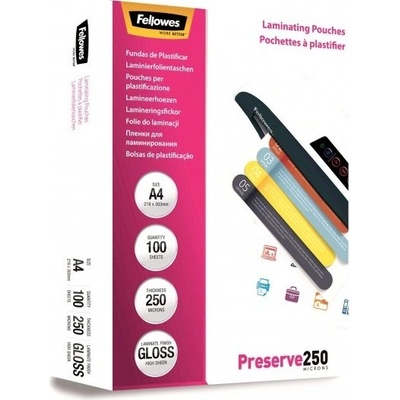 Laminovací fólie Fellowes A4 250 mic lesklé