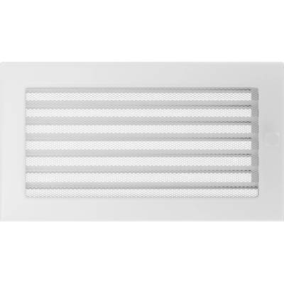 Kratki Mriežka 170 x 300 mm biela s klapkou