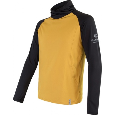 SENSOR COOLMAX THERMO mikina mustard/černá