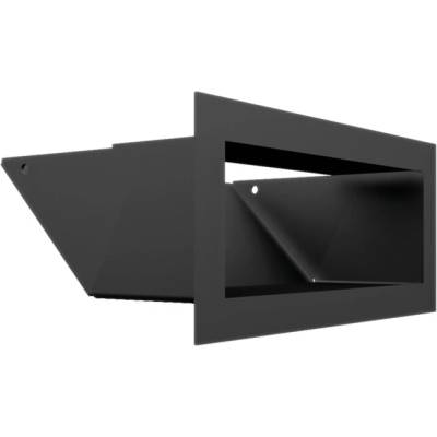 Kratki Mriežka LUFT 90 x 200 mm čierna 45S SF - plytká