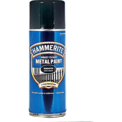 Hammerite přímo na rez sprej hladký tmavě zelený 400ml