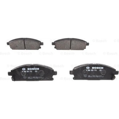 BOSCH Sada brzdových platničiek kotúčovej brzdy 0986424715