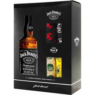 Jack Daniel's Old N°. 7 40% 0,7 l (dárkové balení ponožky)