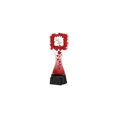 Poháry Bauer Akrylátová trofej ACUTCM158 Valentýn
