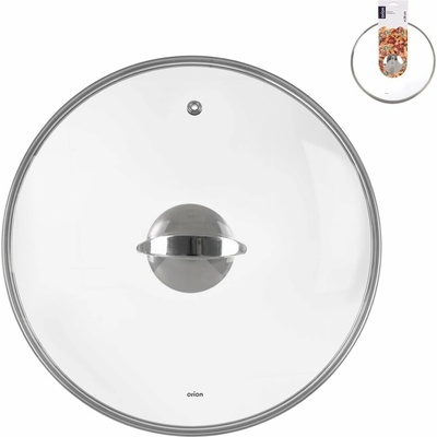 Orion Pokrievka 28 cm nerez úchyt loop/sklo
