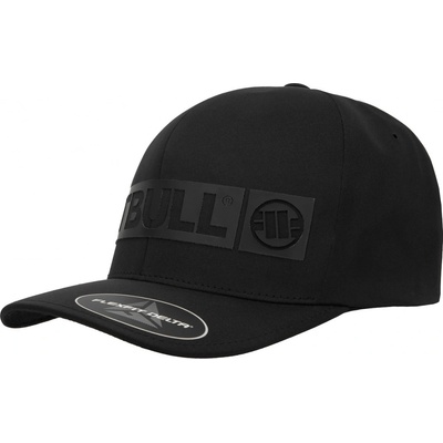 PitBull West Coast stretch fitted full cap HILLTOP černá