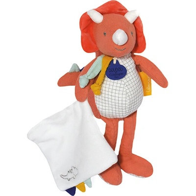 Doudou et Compagnie Paris Doudou Darčeková sada dinosaurus s dečkou 25 cm