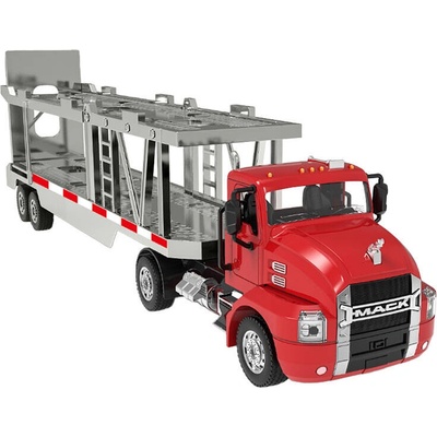 RC Diaľkovo ovládané nákladné vozidlo Double Eagle červený Prepravník automobilov E583 003 1:26