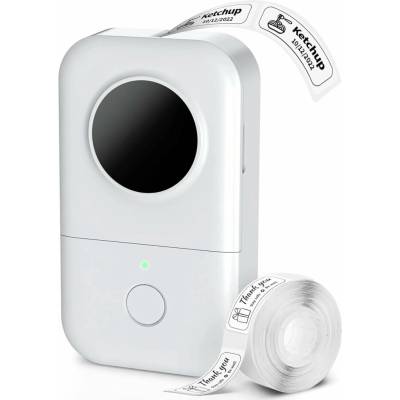 Phomemo D30, bílá + role štítků 100 ks, 12 × 40 mm