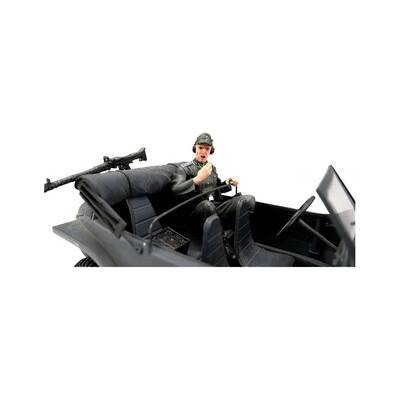Schwimmwagen, obsluha vysielačky, ručne maľovaný, 1 ks. 1:16