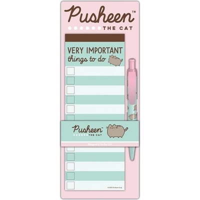 Pusheen blok na poznámky s magnetem a propiskou