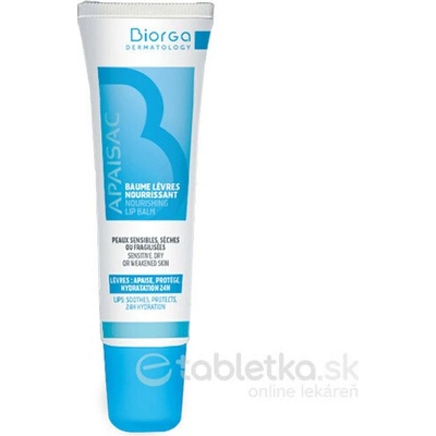 Apaisac Biorga vyživující balzam na pery 15 ml