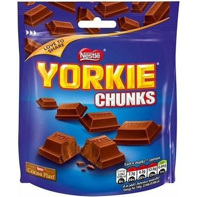 Yorkie kousky mléčné čokolády 100 g
