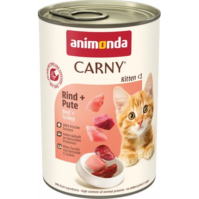 Carny Kitten hovězí a krůtí 400 g – Hledejceny.cz