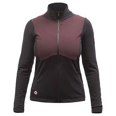 FT Womenš Cross Point Hybrid Jacket true black port red – Hledejceny.cz