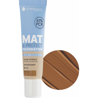 Bell Hypoallergenic dlouhotrvající matující make-up SPF25 08 Espresso 30 g