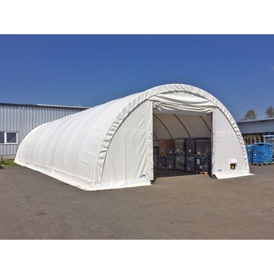 Plachtová Hala 9,15×12×4,5m, PVC 610g/m2 - bílá