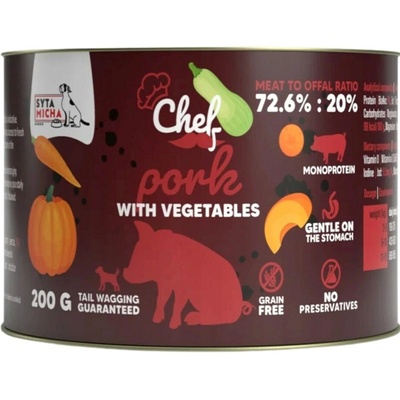 Syta Micha Chef Pork with vegetables Mono 200 g