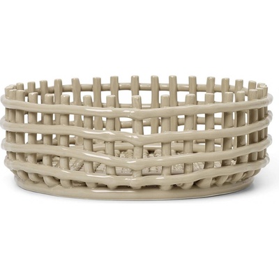 ferm LIVING Keramický kôš Cashmere