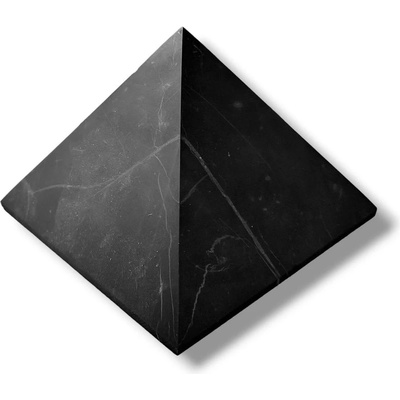 Šungit pyramida 10cm neleštěná